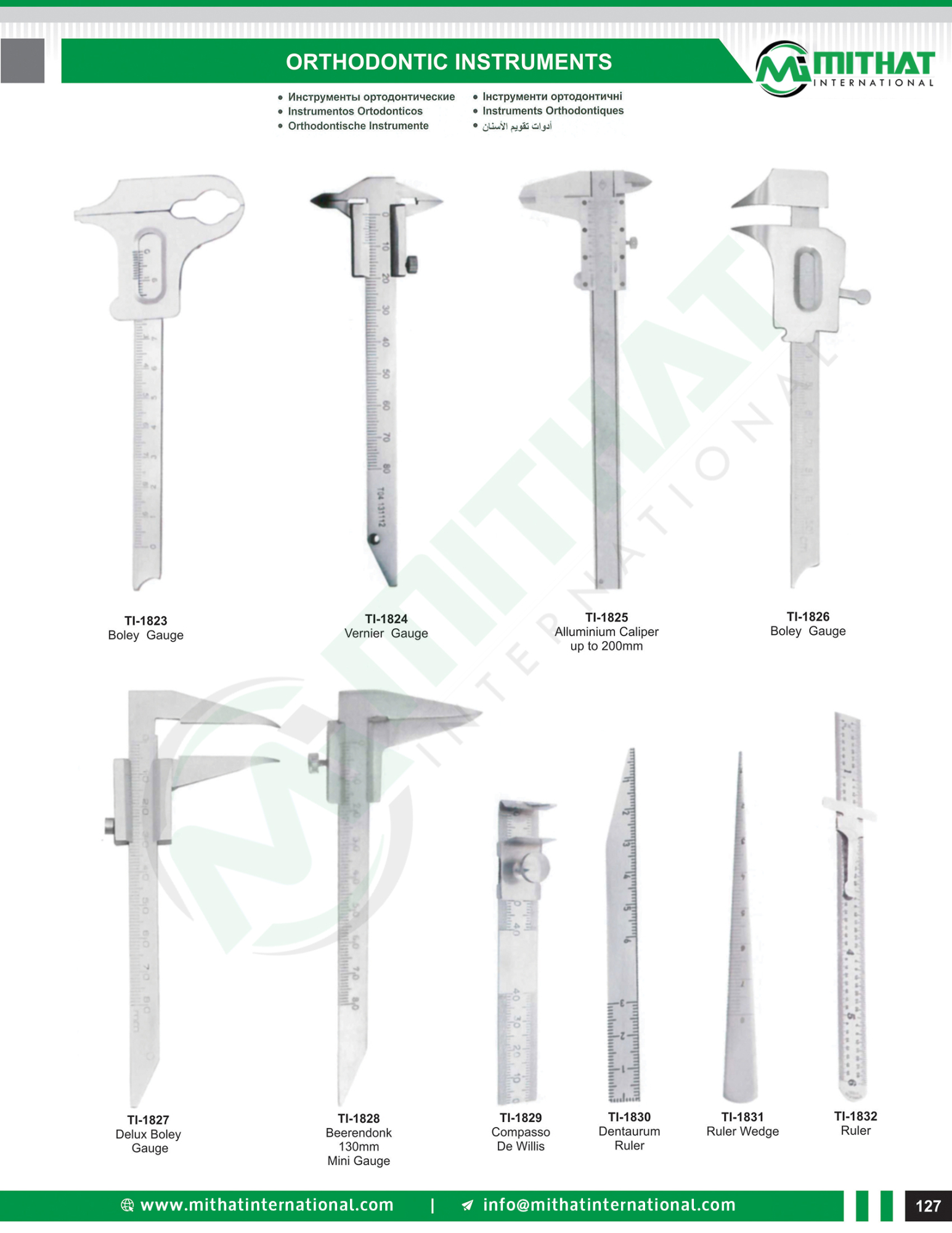 Orthodontic Instruments & Pliers